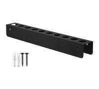 TYUKXJH Support à pinceaux Automobile 40,6x5,1cm à 10 Trous - Résistance à la - Support Mural pour Atelier de détail, pour Garage à Domicile, Atelier de Nettoyage & Studio de Customization