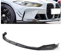 TYUMGXIAO Auto Becquets Avant pour BMW G80 M3 G82 G83 M4 2021 2022 2023 2024, Voiture Anti-Collision Lame Séparation Inférieure Pare-Chocs Protection Accessoires,A/Carbon Fiber Look