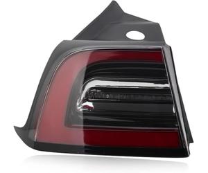 TYUMGXIAO Auto Feux arrières pour Tesla Modèle 3 2017 2018 2019 2020 2021 2022 2023, Ensemble De Feux Arrière Feu Arrière Feu Stop Clignotant Feu Antibrouillard,A/Left