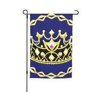 TYUMH Diadème fantaisie imprimé drapeau décoratif de jardin 30,5 x 45,7 cm pour utilisation dans les cours, jardins, pots de fleurs et balcons