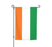 TYUMH Drapeau de la Côte d'Ivoire - Drapeau décoratif de jardin - 30,5 x 45,7 cm - Pour cour, jardin, pots de fleurs et balcons