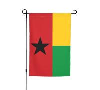 TYUMH Drapeau de la Guinée-Bissau - Décoration de jardin - 30,5 x 45,7 cm - Pour cour, jardin, pots de fleurs et balcons