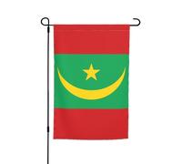 TYUMH Drapeau de la Mauritanie - 30,5 x 45,7 cm - Pour jardin, pots de fleurs et balcons