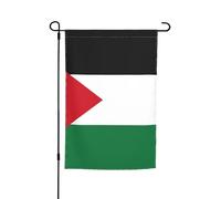 TYUMH Drapeau de l'État de Palestine pour jardin décoratif 30,5 x 45,7 cm Drapeau pour utilisation dans les cours, jardins, pots de fleurs et balcons