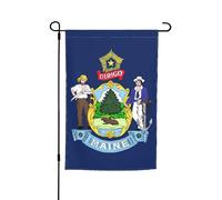 TYUMH Drapeau de l'État du Maine - Drapeau décoratif de jardin - 30,5 x 45,7 cm - Pour une utilisation dans les cours, jardins, pots de fleurs et balcons