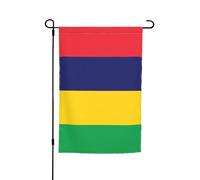 TYUMH Drapeau de l'île Maurice - 30,5 x 45,7 cm - Pour jardin, pots de fleurs et balcons