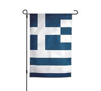 TYUMH Drapeau décoratif de jardin imprimé drapeau grec 30,5 x 45,7 cm pour utilisation dans les cours, jardins, pots de fleurs et balcons