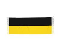 TYUMH Drapeau du Bade-Wurtemberg imprimé faux cachemire écharpe chaude à pompons, doux et confortable, tendance pour le printemps, l'automne et l'hiver.