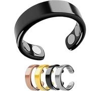 TYURJYR Nevolta Vitalring Nevolta Bague Magnétique De Thérapie Magnétique Nevolta Pour Réduire Et Améliorer La Qualité Du Sommeil Favorise la Combustion des Graisses (Noir)