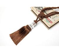 TYUrmiui Retours de Cravate de Rideau, Lot de 2 Attaches de Rideaux dorées à Pampilles et Perles de Cristal for décoration d'intérieur