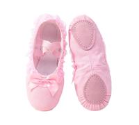TYUSGH Ballerines en toile avec bordure en dentelle pour filles, b, 31 EU