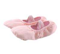 TYUSGH Ballerines en toile pour filles | Semelle fendue, sangles élastiques, antidérapantes, flexibles, idéales pour l'entraînement de ballerine, les cours de danse