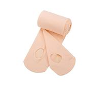 TYUSGH Collants de danse convertibles pour filles - Collants de danse de transition - Collants doux avec trous, rose, 8-12 ans