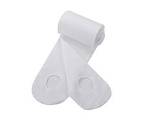 TYUSGH Collants de danse convertibles pour filles - Collants de danse de transition - Collants doux avec trous, blanc, 3-5 ans