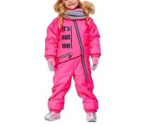 TYUSGH Combinaison de ski thermique pour enfant et garçon - Combinaison de ski chaude et coupe-vent avec capuche amovible - Combinaison d'extérieur Softshell - Rose