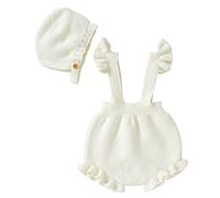 TYUSGH Ensemble porte-jarretelles en tricot pour bébé - Barboteuse à