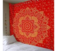 TYUTYU Mandala Tapisserie 200 * 150cm Mur Mur Suspendu coloré imprimé décoratif imprimé Couverture Indienne de Yoga Mat Mat chacune ambiante (Color : Sky Blue, Size : 2000 MMX1500 MM)