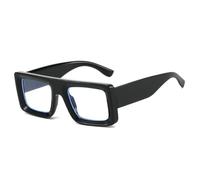 TYUVIVO Lunettes anti-lumière bleue à monture épaisse, style léopard, unisexe (noir)