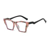 TYUVIVO Lunettes anti-lumière bleue à motif léopard irrégulier pour femmes et hommes (léopard rose)