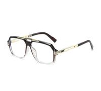 TYUVIVO Lunettes anti-lumière bleue pour femmes, monture de luxe assortie (thé doré)