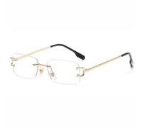 TYUVIVO Lunettes de soleil à monture carrée sans monture pour femmes UV400 Lunettes de soleil de mode pour hommes Nuances sans cadre Lunettes à monture étroite, C8, Taille unique
