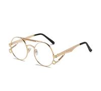 TYUVIVO Lunettes de soleil femme à petite monture, verres dégradés, verres de luxe, anti-UV400 (double thé noir)