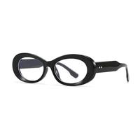 TYUVIVO Lunettes de soleil ovales classiques à rivets pour femmes et hommes, de luxe, vintage, populaire, punk, JUv400 (noir transparent)