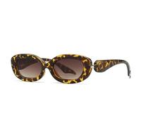 TYUVIVO Lunettes de soleil ovales décoratives pour hommes, branches rétro (multicolores)
