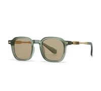 TYUVIVO Lunettes de soleil rétro à monture ronde pour homme (vert armée)