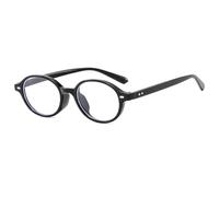 TYUVIVO Lunettes de soleil vintage à monture ovale, verres rétro tendance, UV400 (noir et blanc)