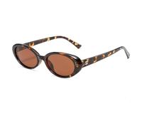 TYUVIVO Lunettes de soleil vintage à petite monture ovale, de luxe, pour l'été (C10)