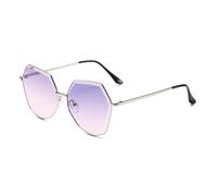 TYUVIVO Lunettes de soleil vintage pour femmes, luxe, mode, surdimensionnées, rétro, pour hommes (C7)