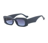 TYUVIVO Petites lunettes de soleil rectangulaires pour hommes et femmes, verres larges, style vintage rétro, verres de voyage, UV400 (gris)