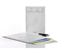 Tyvek 00011782 Enveloppes C4 (229 x 324 mm), blanc, avec patte autocollante B 4 (250 x 353 mm) Lot de 20 weiß