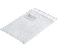 Tyvek Enveloppes d'expédition C4 avec fenêtre 55 g/qm blanc 229 x 324 mm 20 pièces