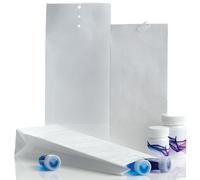 Tyvek sac échantillon M12 120 x 50 x 300 mm perforé blanc