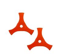 TYVSBCXDFR Lame De Tondeuse À Gazon, Remplacement De La Lame De Coupe 2T/3T | Tête de coupe-brosse universelle en Nylon, for tondeuses à gazon à gaz/électriques, coupe-herbe(3T Nylon blade 2pcs)