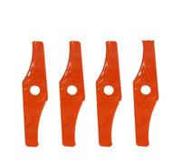 TYVSBCXDFR Lame De Tondeuse À Gazon, Remplacement De La Lame De Coupe 2T/3T | Tête de coupe-brosse universelle en Nylon, for tondeuses à gazon à gaz/électriques, coupe-herbe(2T Nylon blade 4pc)