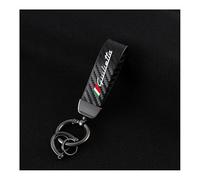 TYVVZA Porte-clés de Voiture, pour Alfa Romeo Giulietta Trousseau Portable de Voiture Porte-clés Personnalisable Porte-clés de Voiture Cadeaux Homme Femme