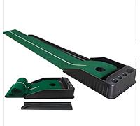 TYXFSMYXGS Dispositif d'entraînement au Putting au Golf avec Retour Automatique de la Balle pour Tapis et Tente de Pratique intérieurs et extérieurs avec Semelle en Caoutchouc antidérapante.