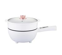 TYXFSMYXGS Marmite électrique multifonctionnelle avec Un Corps en Verre Borosilicate de 3,6 L, 4,6 L et 5,6 L, Deux réglages de Puissance et Un récipient intérieur antiadhésif pour 4.6L