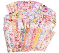 TYXHXTF 100 Feuilles Stickers, Autocollants Enfant, Gommettes Enfants, pour Adultes Enfants, Ordinateur Portable et Skateboard et Vélo etc, Décoration pour Scrapbooking