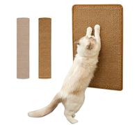 TYXHXTF 2 PièCes Tapis Griffoir pour Chat,100 x 30 cm,60 x 30 cm,Tapis à Gratter Horizontal,Anti-DéRapant Griffoir Chat Horizontal Et Verticale,ProtèGe Les Meubles Et Les CanapéS,Marron