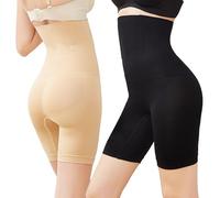 TYXHXTF 2Pcs Body Gainant Femme Shapewear Femme, Ventre Plat Gaine Amincissante Sculptant, Gaine Ventre Plat Invisible Bodysuit Shapewear Push Up Body Gainant, Culotte Gainante Femme Ventre Plat