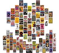 TYXHXTF 50 Pièces Esthétiques De Collage Mural, Décoration Murale D'album de Concert de Musique Rétro, Affiche Vintage, Affiche du Groupe, Poster Rock, Décoration De Chambre De Fille Et De Farçon