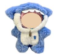 TYXHXTF Accessoires pour Poupées, Vêtements Costume de Requin Bleu à la Mode et Mignon, Aadaptés pour en Peluche de 17 cm (Ne Contient Pas de poupées)