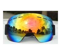 TYXHXTF Masque de Ski pour Homme et Femme,Compatible avec Casque pour Ski Snowboard et Sports d’Hiver Lunettes de Neige avec Écran Sphérique Amovible,une Protection Contre le Vent et les UV