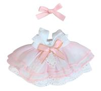 TYXHXTF Puppenkleidung, Passende Kleidung für Die Plüsch Toy, 17 cm Kleid fürbububu Puppe, Kleidung Plüsch for Girls