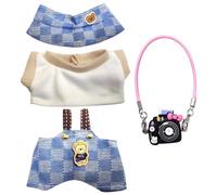 TYXHXTF Puppenkleidung, Plush Doll Clothes, Accessories for Doll, Passende Kleidung für Die Plüsch Toy, 17 cm Große Kleidung für Puppe