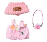 TYXHXTF Rosa Puppenkleidung, Bubu Plush Doll Clothes, Passende Kleidung für Die Plush Toy, 17 cm Große Kleidung für Puppe